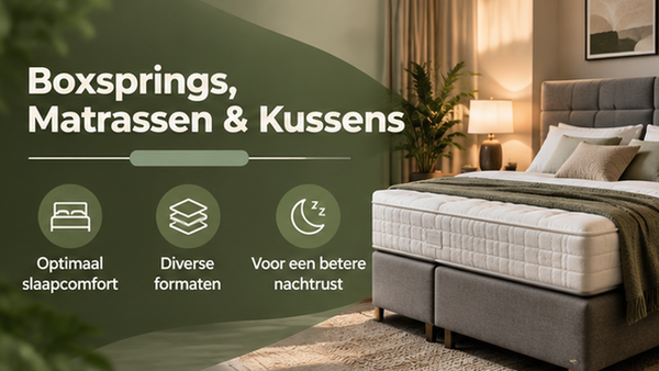 Boxsprings, matrassen & kussens